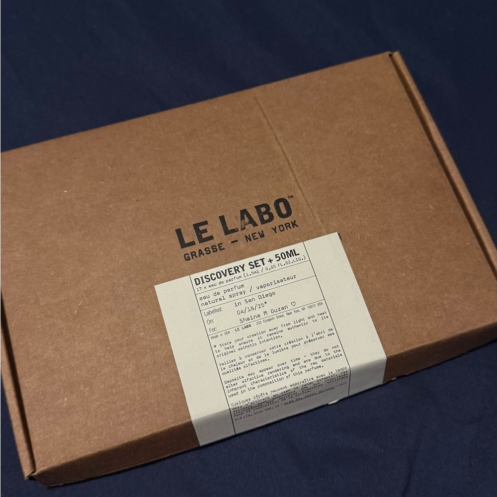Le Labo Brown Discovery Set Box